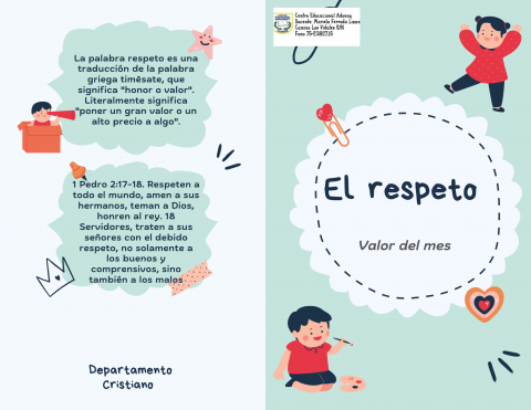 Valor Del Mes "Respeto" | Colegio